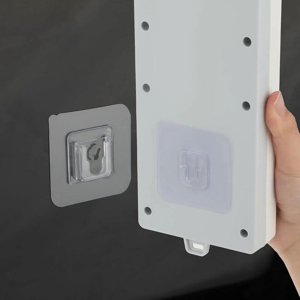 50/2pcs Double-Sided Hooks Strong Adhesive Transparent Traceless Wall Hook for Kitchen Bedroom Storage Holder Plug Socket Hanger