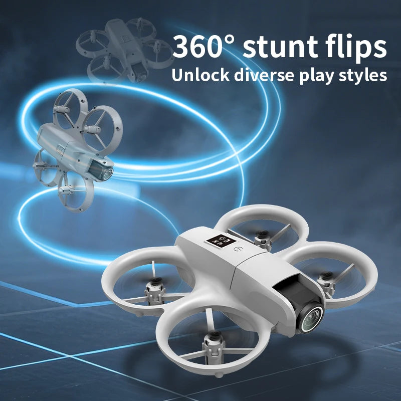 New H135 Mini Drone WIFI FPV Hover Professional 4K Camera Pocket Coloful Lights Dron Rc Plane Foldable Quadcopter RC Toys Gifts